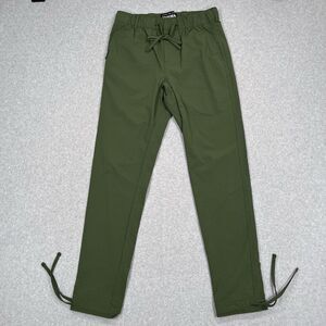 Coalatree Trailhead Adventure Pants Mens Medium Slim Green Ripstop Drawstring